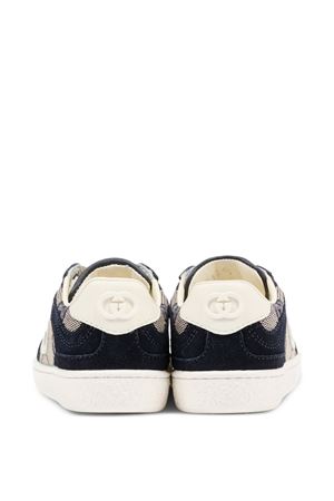 sneakers in tessuto blu GUCCI KIDS | 812673AAE2T4056